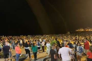 Espectáculo pirotécnico de Melenara 2022/Francisco Javier Santana, TA, Jesús Ruiz y Antonio Alí.